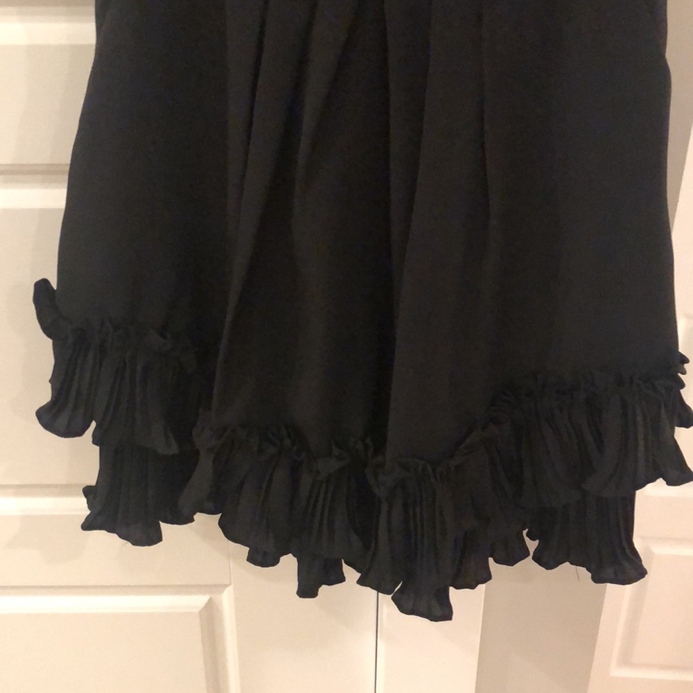 Strapless Bcbgeneration Ruffle Backside Black Coc… - image 3